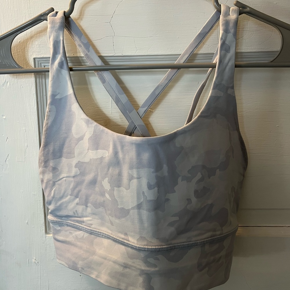 Lululemon Energy LongLine Camo Sports Bra